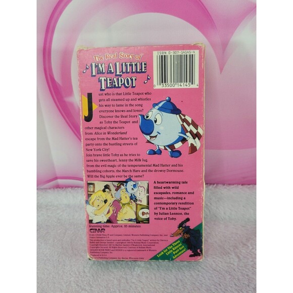 The Real Story of I'm a Little Teapot VHS 1991 Golden Book Feat Julian Lennon - Picture 2 of 9